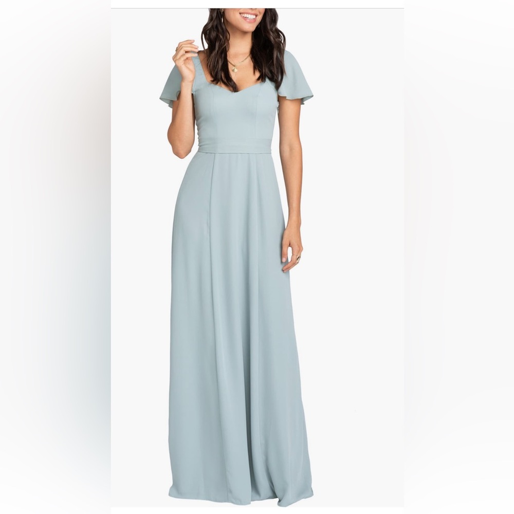 Show Me Your MuMu Light Dusty Blue Bridesmaid Dress